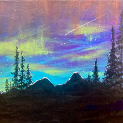 Picture of Painting Party - Aurora Borealis