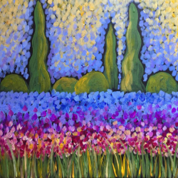 Picture of Palette Knife Fun - Wildflowers