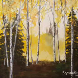 Picture of Painting Party - Aspens on the Piedra