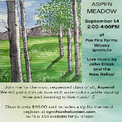Picture of Aspen Meadow Paint and Sip