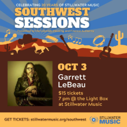 Picture of Southwest Sessions Concert live music by Garrett LeBeau