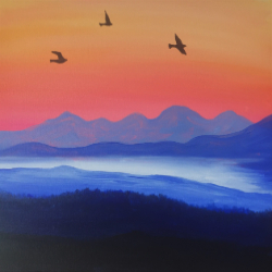 Picture of Painting Party - Flight at Dawn
