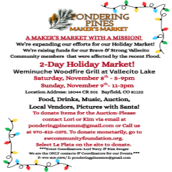Picture of Vallecito Fundraiser Holiday Market & Silent Auction