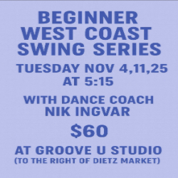 Picture of Beginner West Coast Swing Series