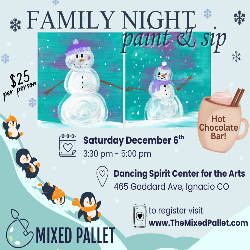 Picture of Family Paint & Sip with Hot Cocoa