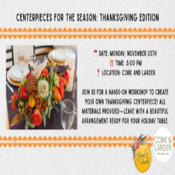 Picture of Centerpieces for the Season: Thanksgiving Edition