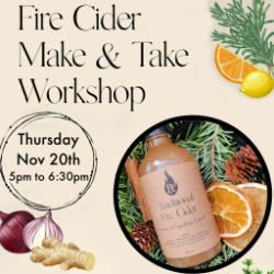 Picture of Make & Take Fire Cider Workshop