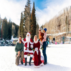 Picture of Santa & Mrs. Claus Visit Purgatory Resort