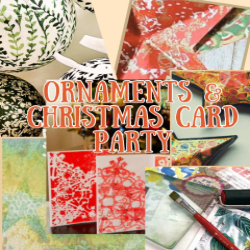 Picture of Ornament & Card Making Party - Intro to Gel Printing