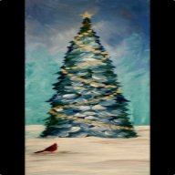 Picture of Painting Party - Holiday Cardinal