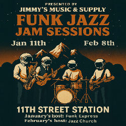 Picture of Funk Jam Sessions presented by Jimmy's Music & Supply