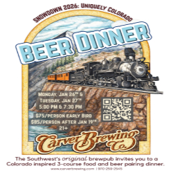 Picture of Snowdown 2026 Beer Dinner: Uniquely Colorado