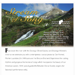 Picture of Durango Choral Society Presents: Stream of Song