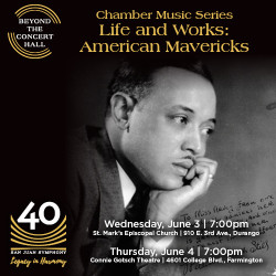 Picture of San Juan Symphony presents a lecture concert: American Mavericks
