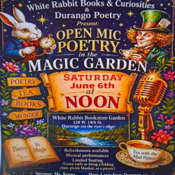 Picture of Open Mic Poetry in the White Rabbit Garden