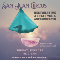 Picture of Restorative Aerial Yoga + Sound Bath