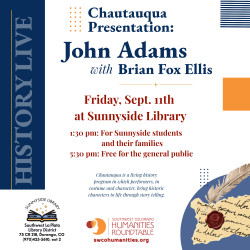 Chautauqua Presentation: John Adams with Brian Fox Ellis