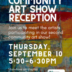 2nd Annual Community Art Show Reception