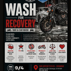 Bike Wash - Donations benefit injured riders