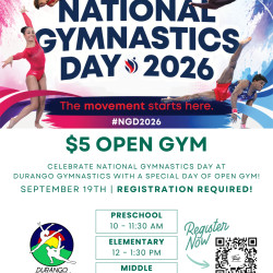 $5 Youth Open Gymnastics - National Gymnastics Day