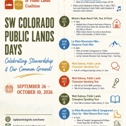 Southwest Colorado Public Lands Days - Celebrating Stewardship & Common Ground