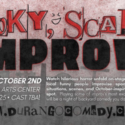 Improv Comedy: Spooky, Scary, IMPROV!