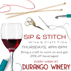 Sip & Stitch - Crafty Thursdays