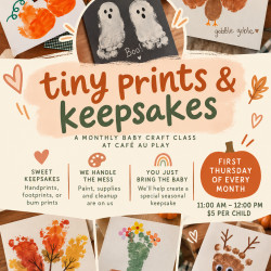 Tiny Prints & Keepsakes - Baby Art Workshop