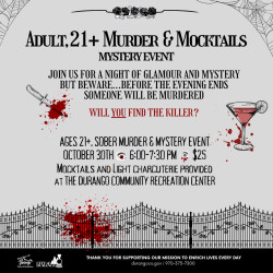 Adult 21+ Murder and Mocktails