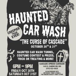 "The Curse of Cascade" Haunted Car Wash Tunnel