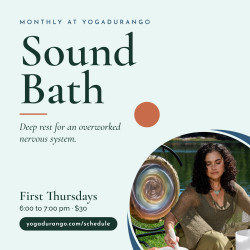 First Thursday Sound Bath
