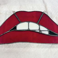 Stained Glass: Rocky Horror Lips